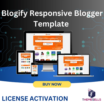 Blogify – Responsive Blogger Template: Boost Your Blog's Performance